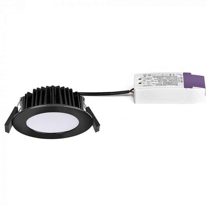 SU-LDE90 Round Low Profile LED CCT Downlight BL/GD/SC/WH