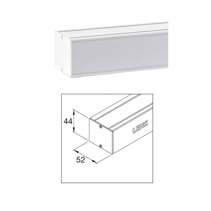 SU-LIND-21S Linear Surface Mount Striplight 890mmL GY