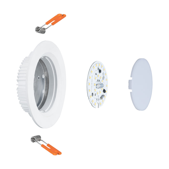 LX-Di-D03-14y 14W 3000K White Cover LED Warm white Downlight