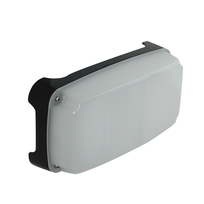 CUBE 10W Rectangle Bulkhead Cool White Outdoor Light