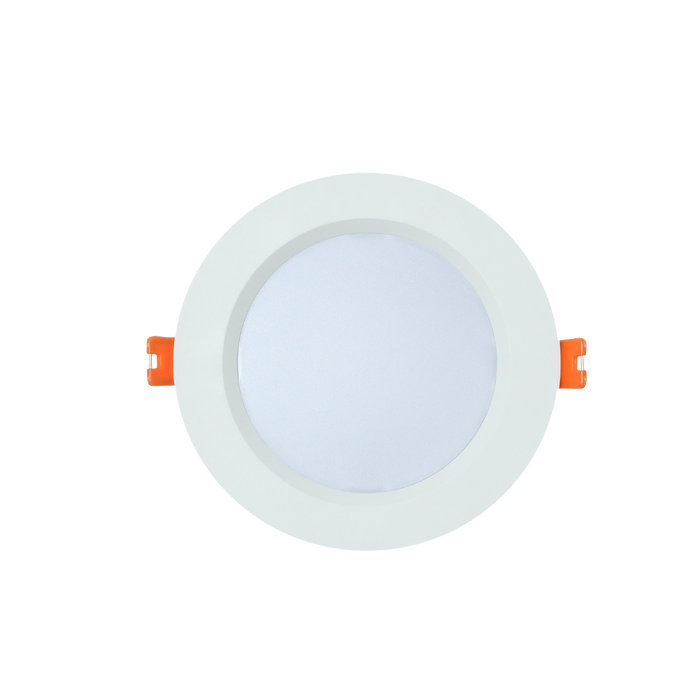 R105-9W-W White Cover 9w Cool White LED Dimmable Downlight