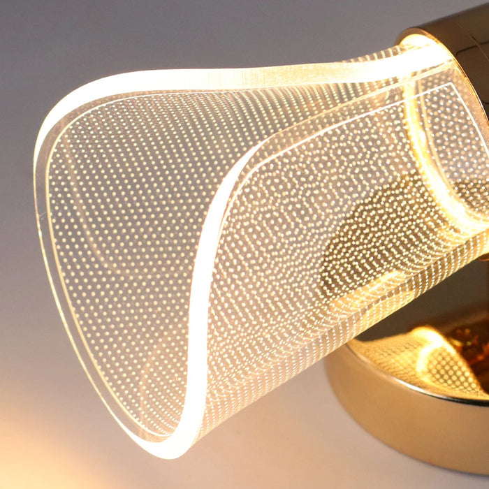 Blooming Acrylic Led 8W Wall Light