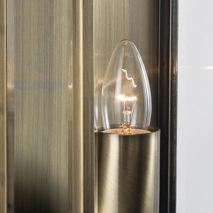 SU-Buxton Wall Light in Antique Brass-SB8204-AB