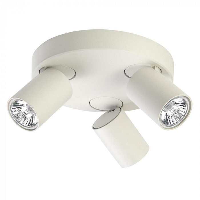 Jessie Triple Pan GU10 Spotlight in Black