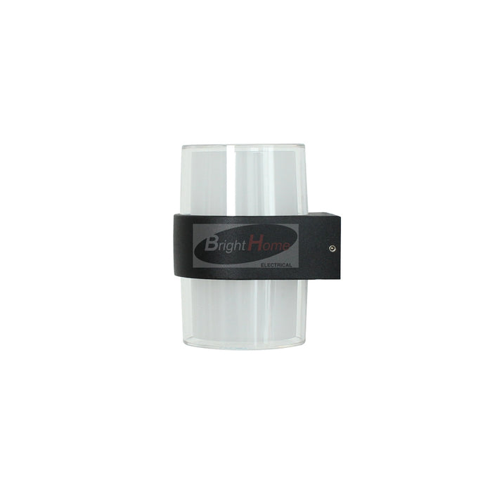 CUBE Waterproof Double Acrylic Shade Wall Light 3000K