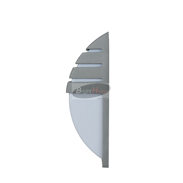 RARE Grey Colour Half Lampshade Outdoor Light E27
