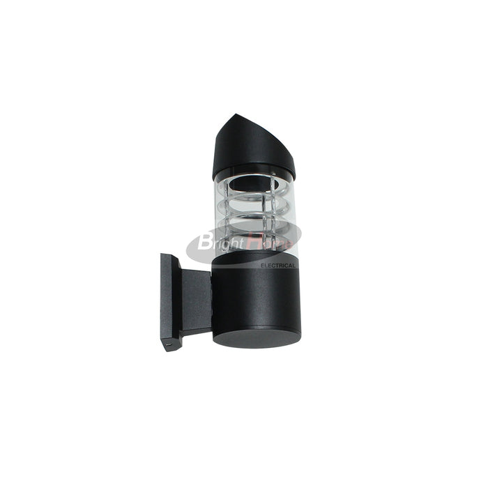 STEVE Black Glass Outdoor Light E27