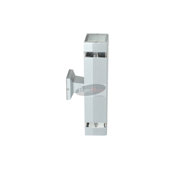 GIVEN Silver Waterproof LED Outdoor Light E27