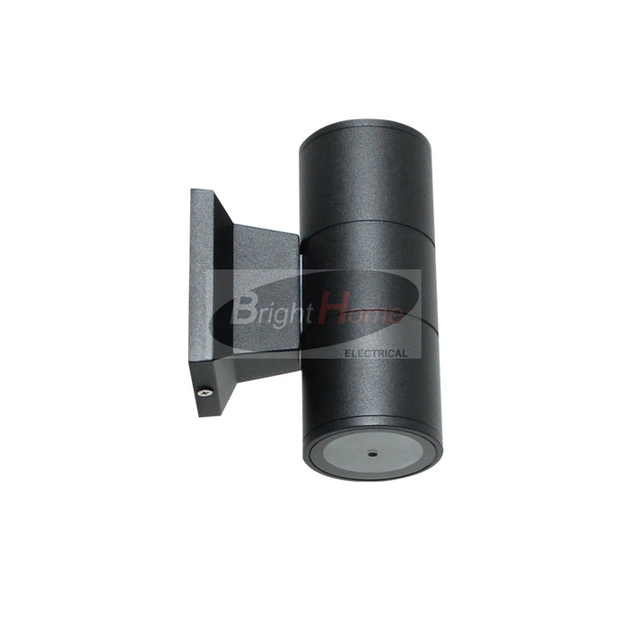 TIA Semi Circular Black Outdoor Light E27