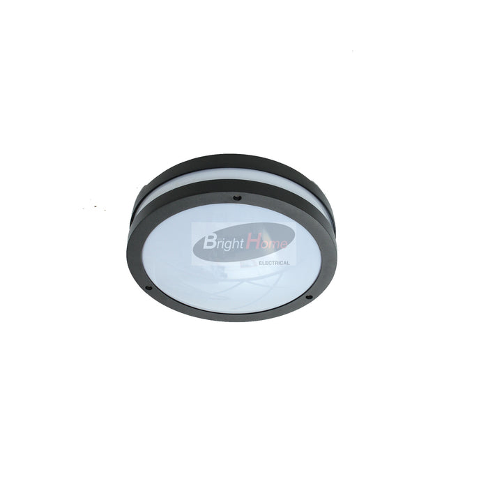CUBE Black Round LED Outdoor Light