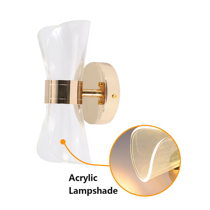 Blooming Acrylic Led 8W Wall Light