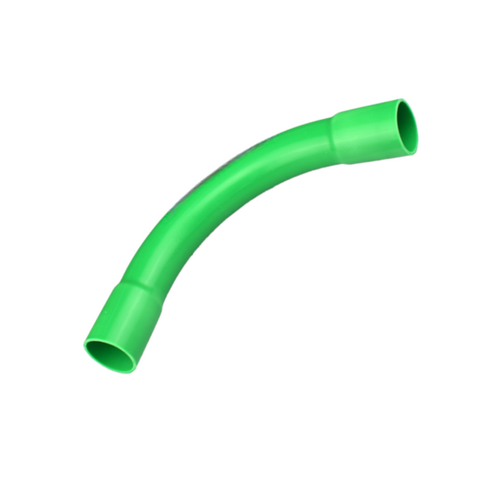 TEL bend green for tel conduit use 25mm