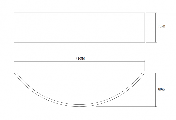 SU-WL1091-WH Cantara LED Wall Light