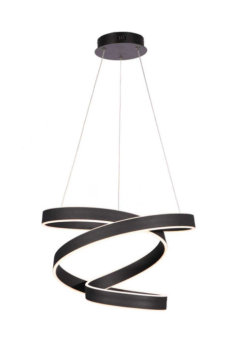 Industrial Sand Black Pendant Light