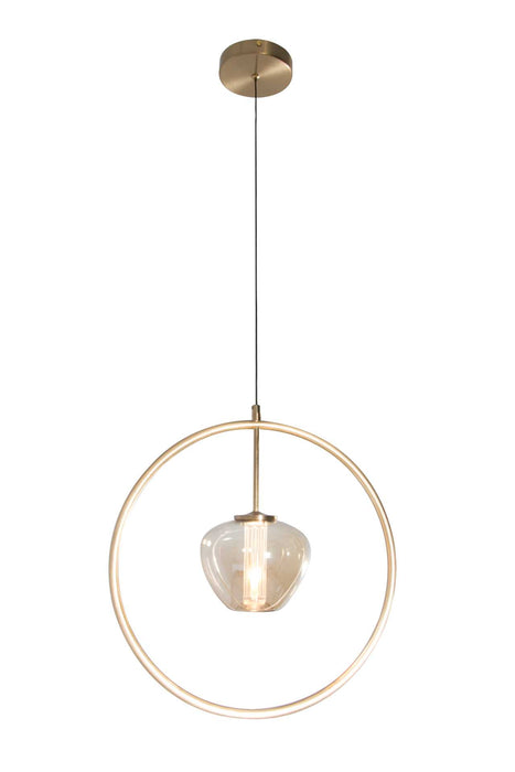Antique Copper LED Pendant Light – 3W, 3000K Warm White, φ400×H1500mm  Product Description: