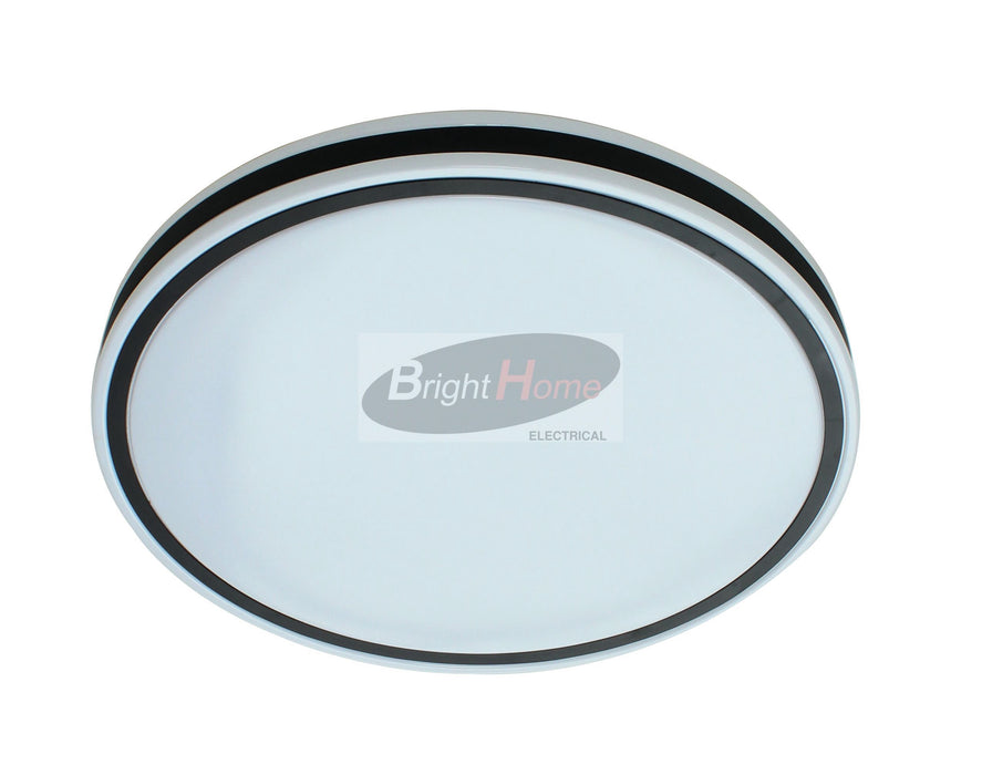 Round White Cover With Black Border LED Celling Light