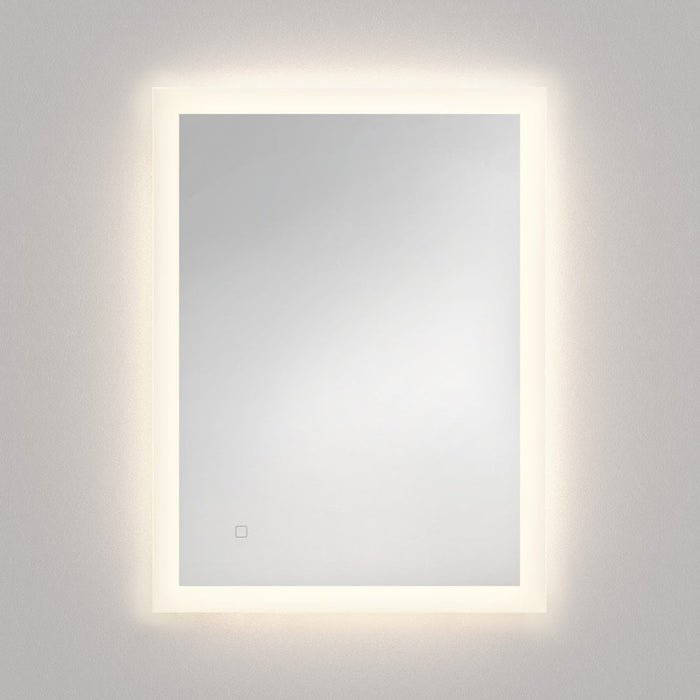 White Frame 3 Light Color 600*700 Led Mirror Light