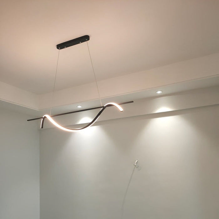 Streamline Bar Light Led Pendant Light Black