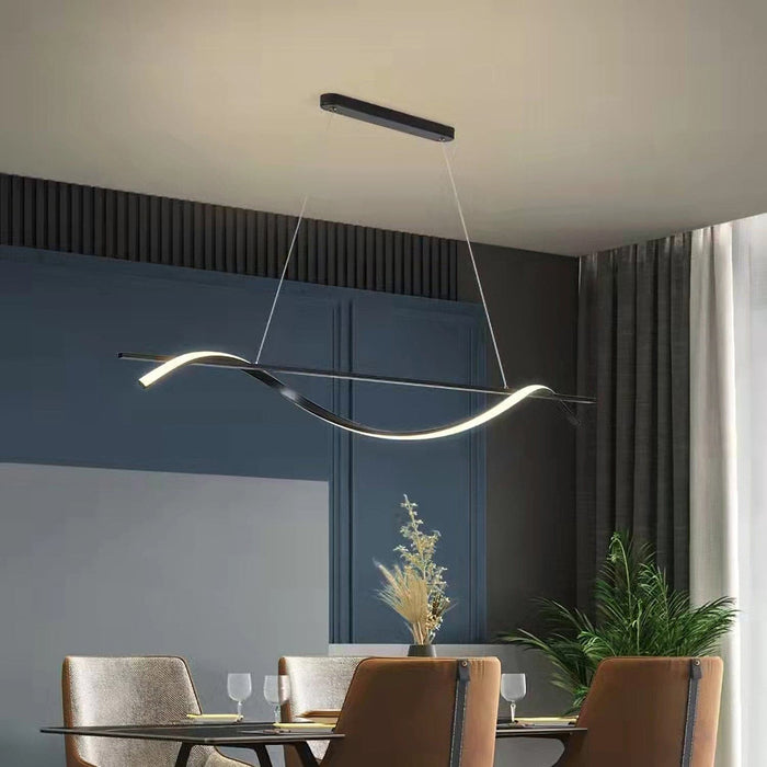 Streamline Bar Light Led Pendant Light Black