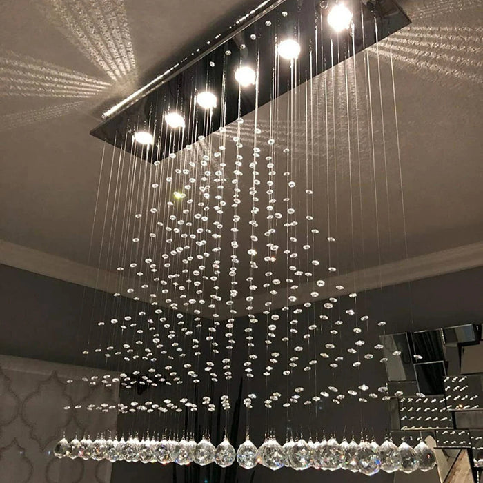 LED Contemporary Luxury Crystal Pendant Light