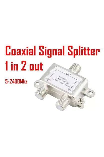 2 way TV splitter