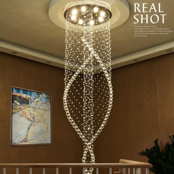 MUSE 2M Crystal Loby Chandelier