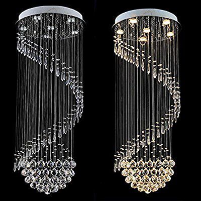 D205-80 2.2M Luxury Crystal Ball Chandeliers & Pendant Lights Hanging Ball Foyer Stair Lobby Modern Design