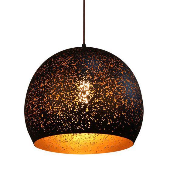 Iron Rust-Colored LED Pendant Light